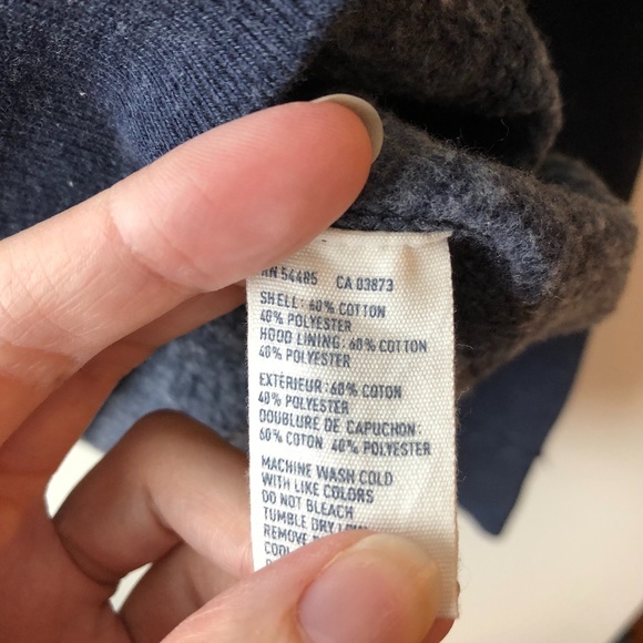 American Eagle Navy Blue & Hot Pink Hoodie - Picture 5 of 5